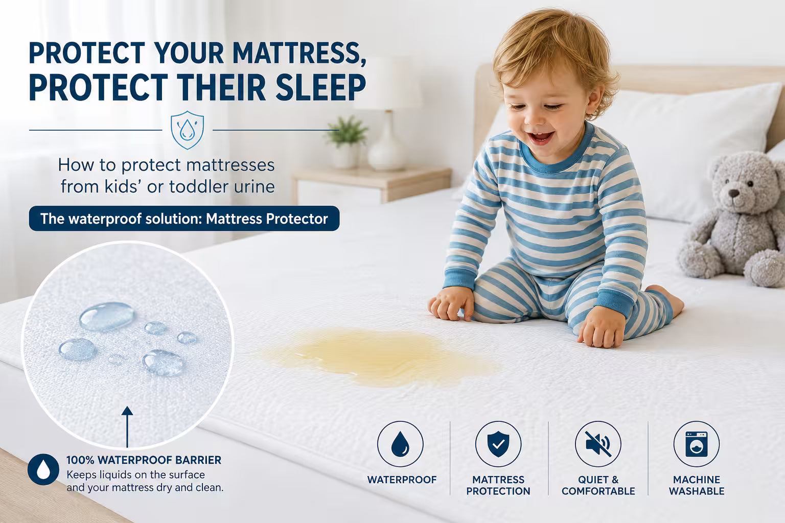 How to Protect Your Mattress from Kids' Urine and Bedwetting: A Parent's Complete Guide